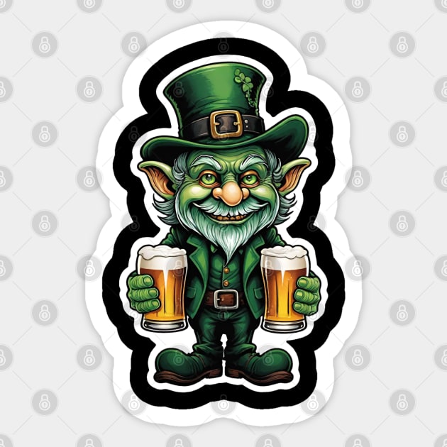 St Patricks Day Leprechaun 3 Sticker by Grave Digs